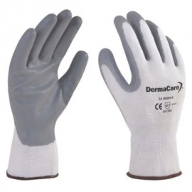 Guantes de nylon blanco con nitrilo espumado mod. 51800