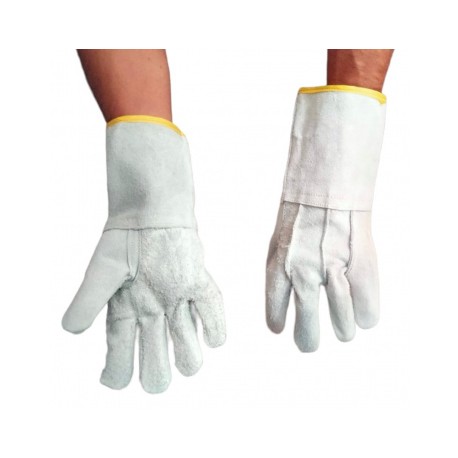 Guantes de carnaza largo