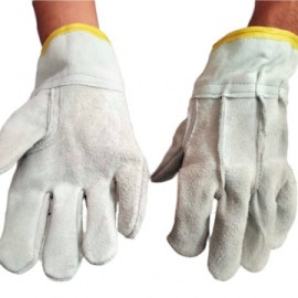 Guantes de carnaza cortos