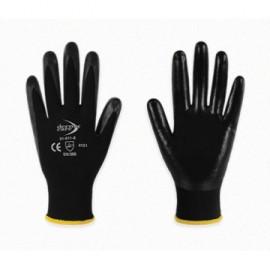 Guantes de nylon con nitrilo solido mod. 51811